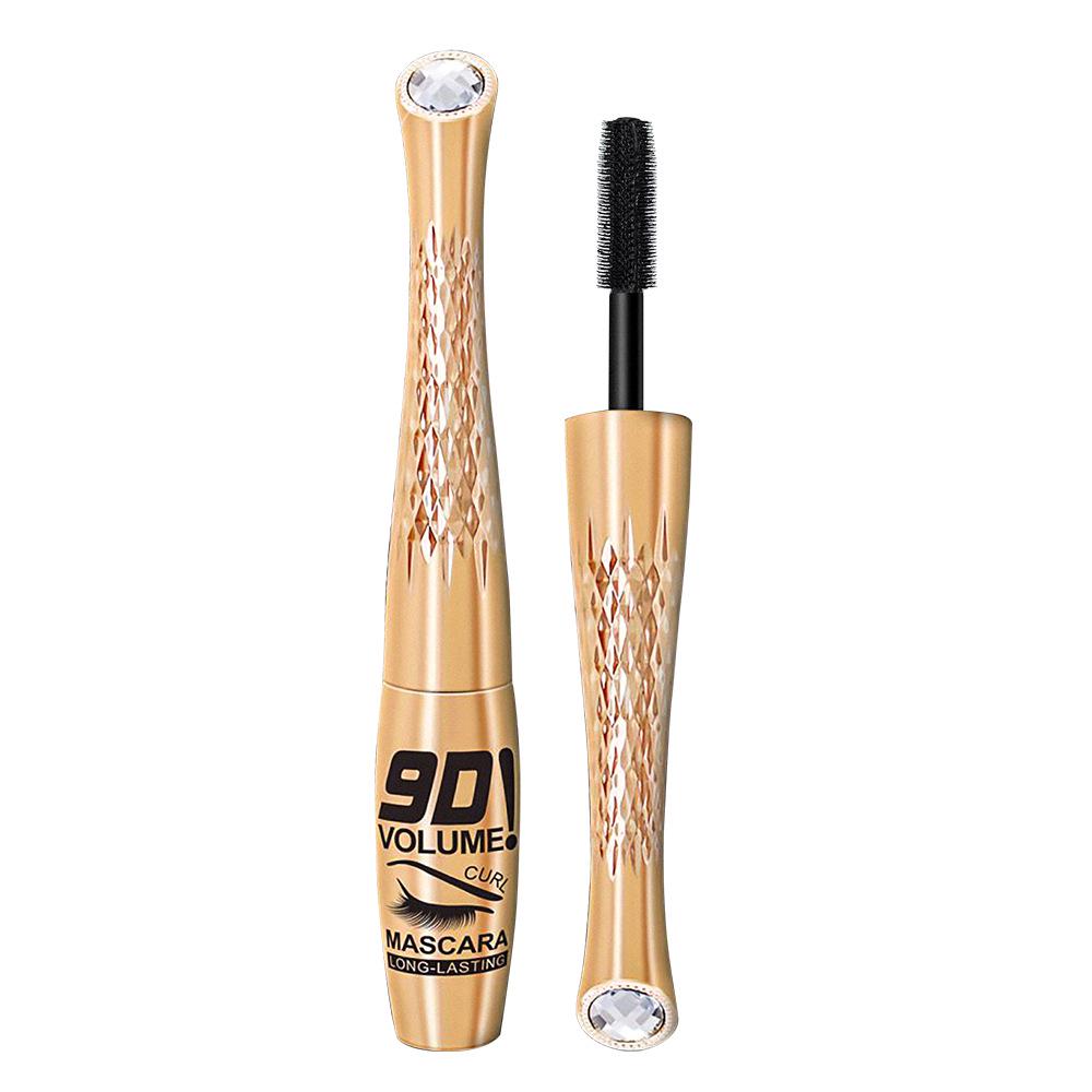 KAQIYA Smudge-Proof Long-Lasting Gem Mascara – Thickening, Lengthening, Curling with Fine Comb Eyelash Primer.