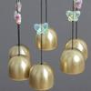Artistic Copper Bells Fortune Cats Windchimes Hanging Suncatchers For Home Garden Decoration Creates Soothing Sound