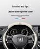 Genuine Leather Steering Wheel Cover for Honda Jien Rui Gienia 17/18/19 Models - All Seasons Universal Fit