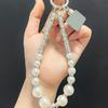 Fashion Phone Lanyard Strap with Pendant Chain - Trendy Cell Phone Wrist Strap for Women and Men