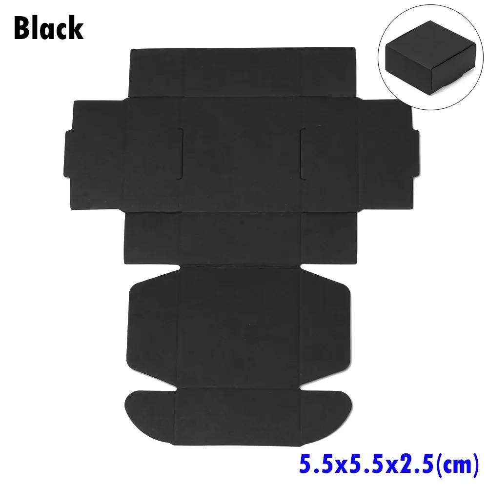 10pcs 9sizes Wedding Event Gift Craft Jewelry Candy Storage Cardboard Package Kraft Paper Box Wrapping