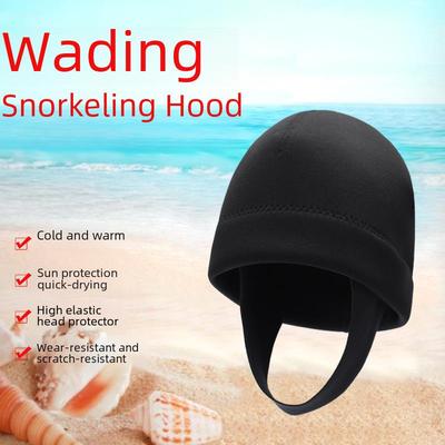 Unisex 2MM Snorkeling and Surfing Hood: Sun and Ear Protection, Swim Warmth, Anti-Thorn