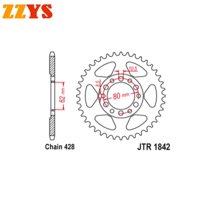 428 45T 200cc Rear Sprocket Gear Wheel For Yamaha DT125 DT125F DT175 AG200 TW200 XT200 TW225 TW225E DT 125 175 AG TW XT 200 225