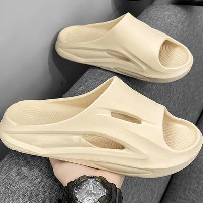 Fashion Comwarm Men Slippers Light Thick Bottom EVA Sandals Unisex Fashion Beach Shoes Soft Hollow Sandals Men Summer Sneaker Slippers