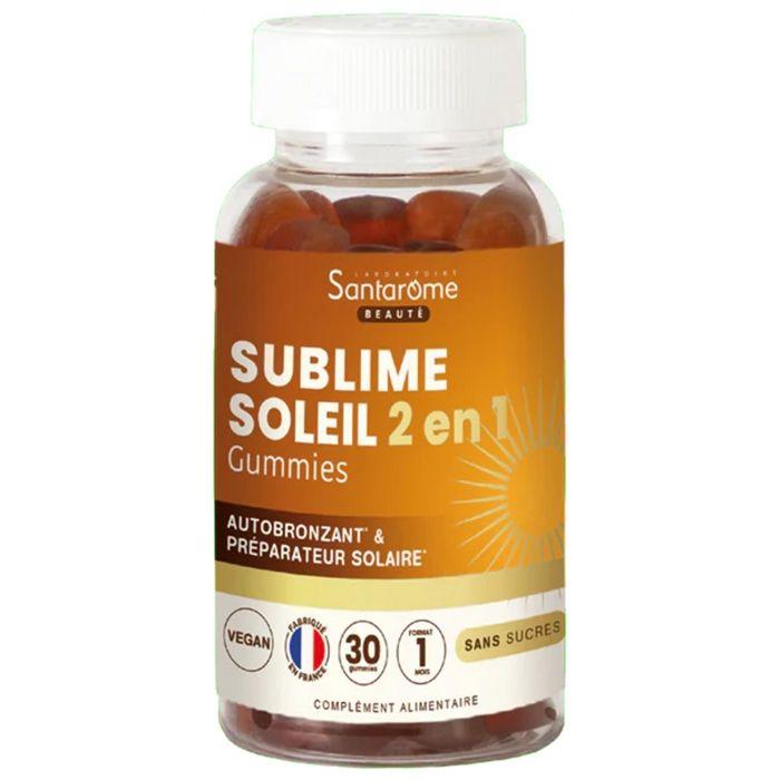 Santarome Sublime Soleil 2 En 1 : Autobronzant Et Préparateur Solaire - 30 Gummies
