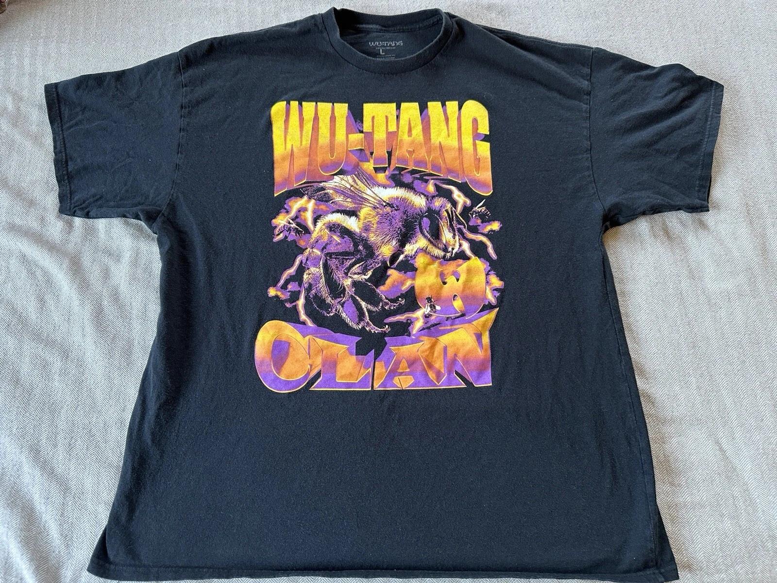 Wu Tang Clan Killa Bees T shirt Size L Black Hip Hop Rap Tee 3XL