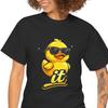 Sunglasses Rubber Duck T-Shirt | Cartoon Graphic Tee