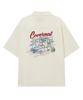 COVERNAT Graphic Half Shirt Cream