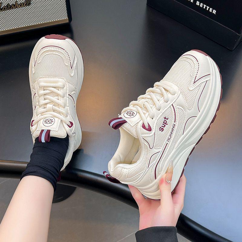 2025 Sommer neue Sportschuhe Damen ultraleicht und leicht weiche Sohle keine müden Füße Damenschuhe Laufen atmungsaktiv und leicht Dad-Schuhe