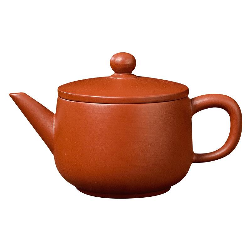 Large, medium and small hand-pulled Zhu clay pot Hanwa purple clay pot brewing teapot tea maker Kung Fu tea set breaking water upside down