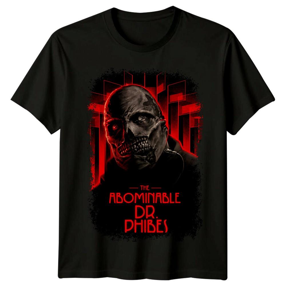 

The Abominable Dr. Phibes (1973) Movie Poster Inspired T-Shirt Retro 80s Tee 4XL