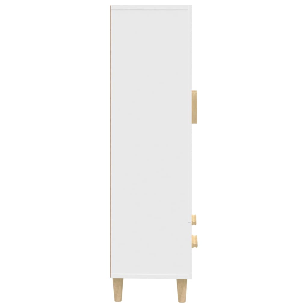 Highboard White 70 x 31 x 115 cm Particleboard