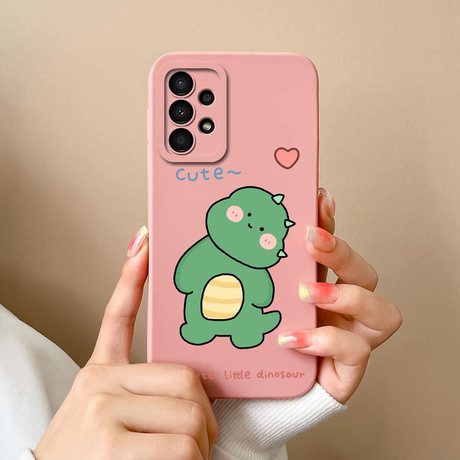 Case For Samsung Galaxy A13 A 13 4G 5G New Design Soft Liquid Silicone Full Coverage Back Cover Anti Slip Shockproof Bumper Capa