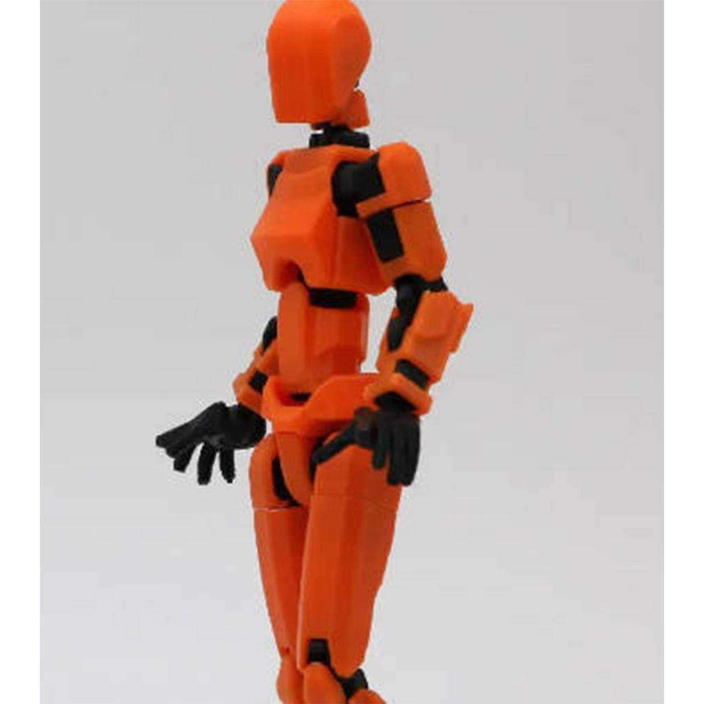 5 Disassembled Upper Body Parts, Removable, 3D Printed Titan Robot Head, Poseable Stand, Suitable For Collection And Desktop Ornaments