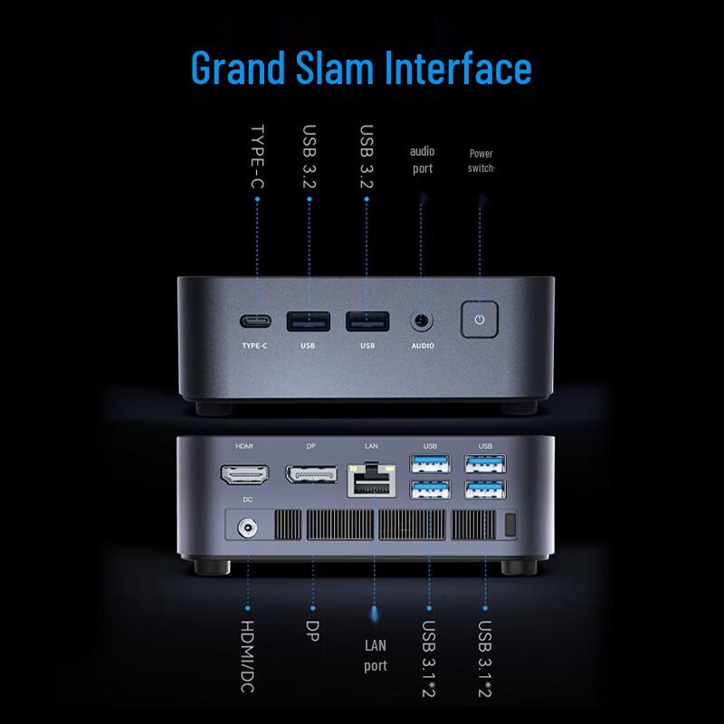 ERAZER D70 Mini Desktop PC with 21.45-inch Monitor (CN version)