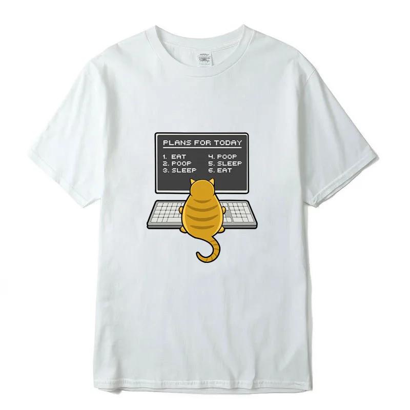 Summer Men's High Quality T-shirt100%cotton Funny Programmer Print Casual Loose Cool T Shirt O-neck Male T-shirt Male Tees Shirt