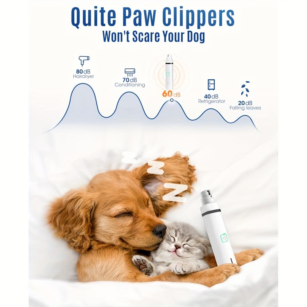 Pet Paws Grooming Grinding Tool, 2-Speed Adjustable Electric Pet Nail Grinder For Dogs And Cats, Gentle And Safe Nail Trimming Tool, USB Recharging