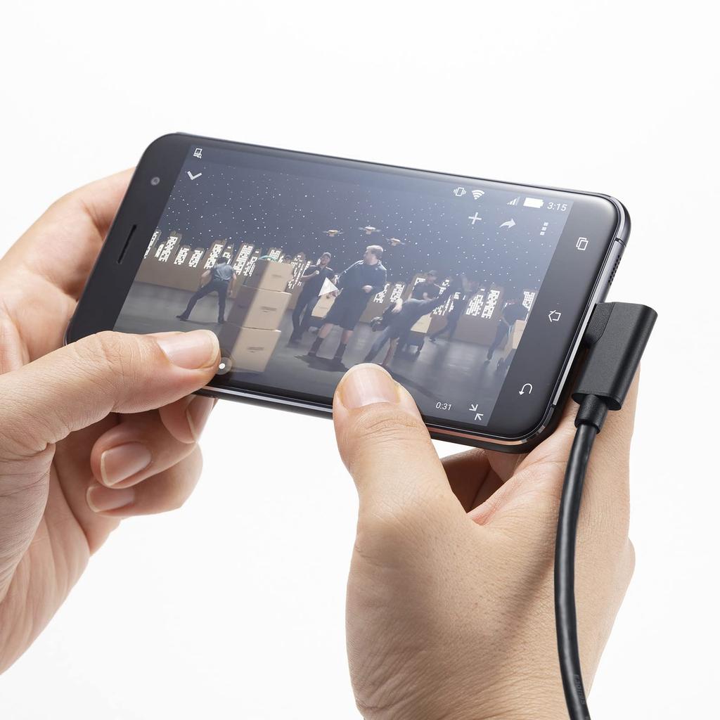 Sanwa Supply Long Cable Headset USB3.2 A-TypeC (5m/VR Compatible) KB-USB-RLC305