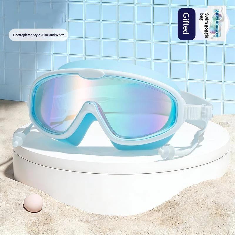 Professional Children Swimming Goggles Caps Waterproof Diving Goggles Anti Fog Competition Training Swimming For Boys Girls