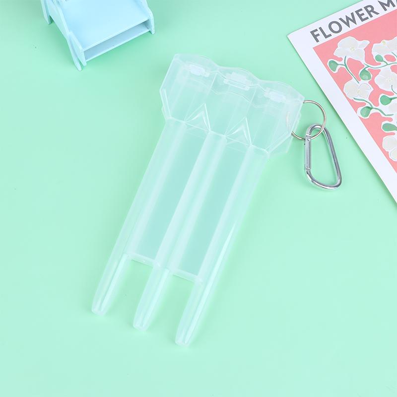 1Pc Dart Box Portable Universal Transparent Darts Abs Dart Box Key Lock Buckle