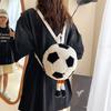 Plush Soccer Toy Backpack For Kids With Breathable Lightweight Design For School And Play