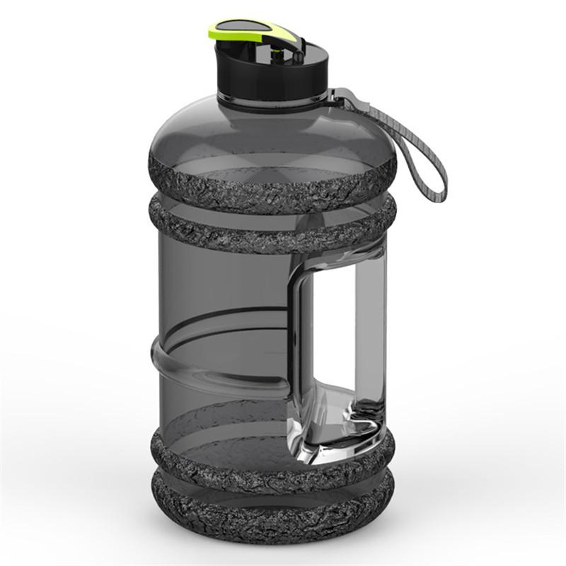 Large Capacity 2.2L Pastic Water Bottles Camping Training Bicycle Drink Water Bottle Outdoor Sports Portable Fitness Kettle