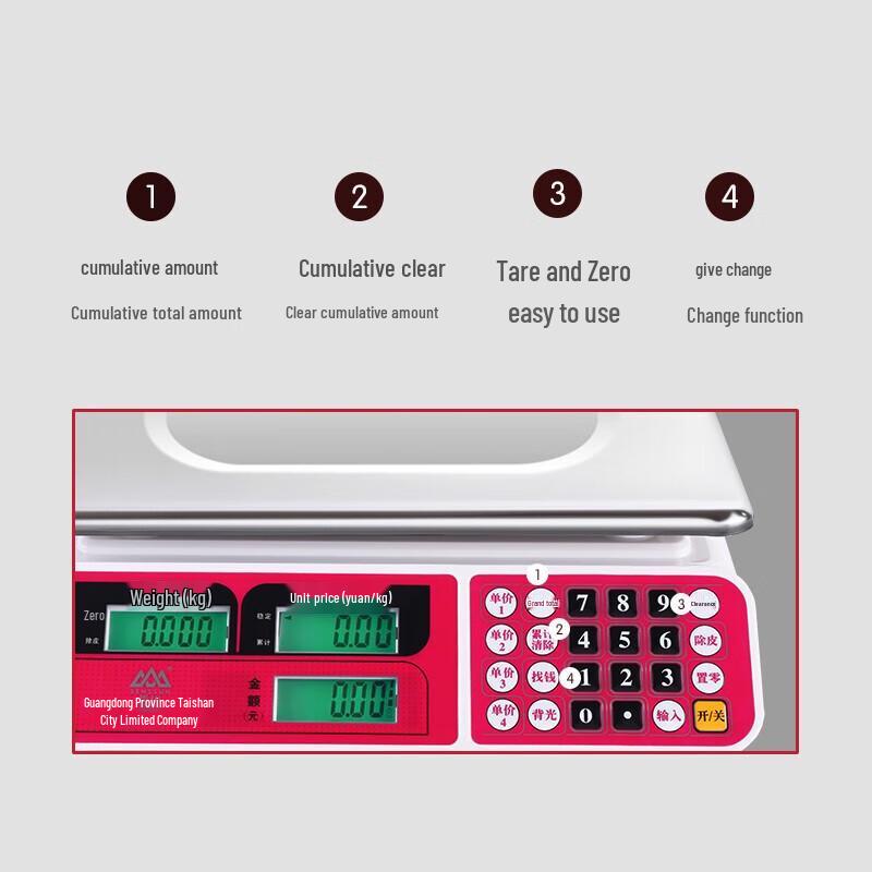 Xiangshan 30kg Digital Kitchen & Price Computing Scale with Fat Measurement (CN version)
