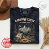 Camping Crew Shirt Comfort Colors, Retro Outdoor Design, Family Camp Trip Tee, Camper Gift