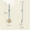 Long Handle Body Brush with Shower Gel Container for Men and Women Elderly