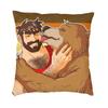 Gay Pride Adam And Ben Like To Play Pillow Living Room Decor Bobo Bear Lgbt Art Cushion Decoration Salon Square Pillowcase