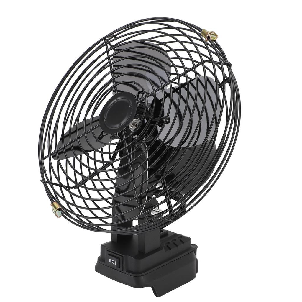 Cordless Jobsite Fan Fit for BL1840 Battery Portable 35W 4000RPM 8in Iron Blades 2 USB Ports Construction Site Outdoor