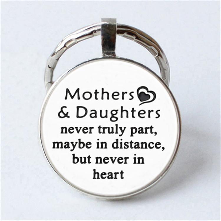 Keychain Accessories Pendant Floral Thanksgiving Text Good Friends Retro Personalized Keychain Gift Pendant