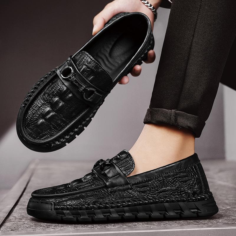 Fashion Leather Shoes Casual Business Shoes for Men Dress Tenis De Hombre Moccasins Mokasin Tenis Caballero Designer