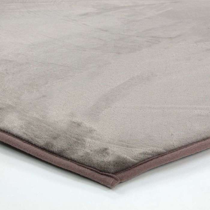 Living Room Rug Heart Shape Extra-soft Taupe 90x85