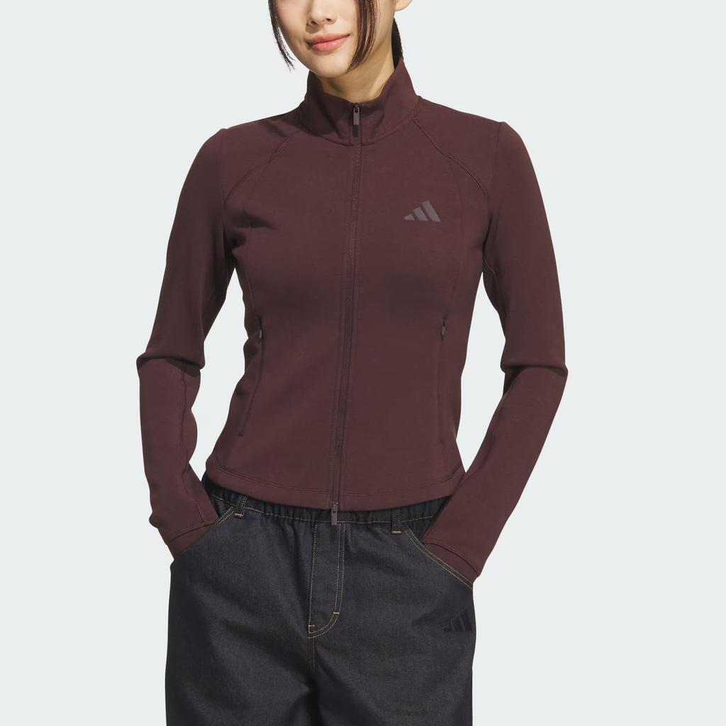 Adidas Soft Lux Slim Fit Long Sleeve Jacket Women Jackets KF2508