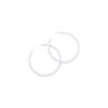 Personality Simple Candy Color Geometric C-shaped Round Earrings Hoop Earrings Women Jewelry