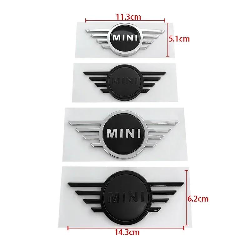 Heck Emblem Logo ABS 14,3CM 11,3CM Auto Frontaufkleber für MINI Countryman Clubman JCW F55 F56 F60 Plakette Auto Zubehör