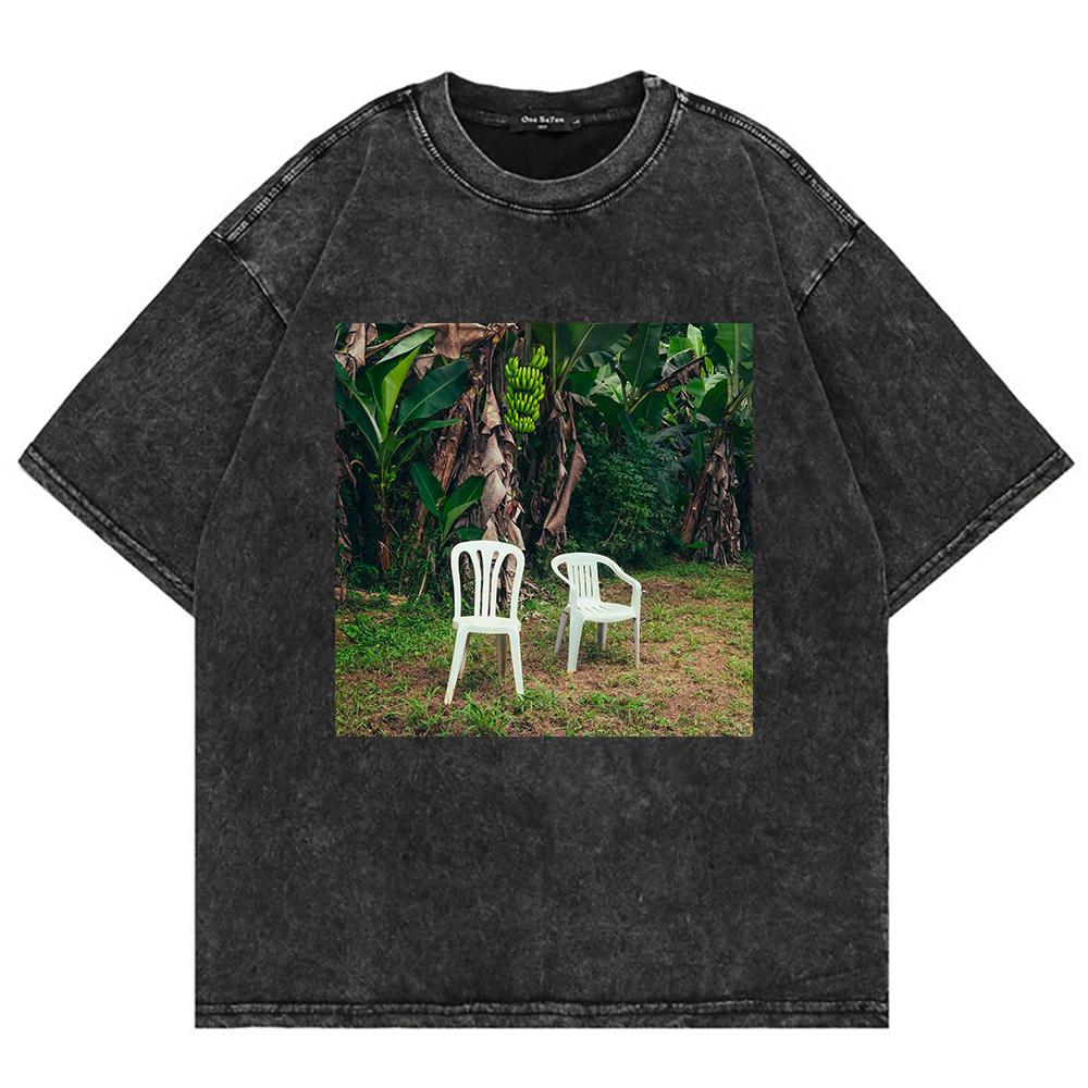 100% Cotton Tee Shirt BAD BUNNY Album T Shirts DTMF Debí Tirar Más Fotos Men women TShirt Oversize Mineral Wash Tops