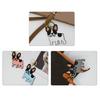 Bulldog Key Holder for Car Keys and Bags PU Leather Keychain Animal Lover Keyring Pendant Stylish Backpack Decoration
