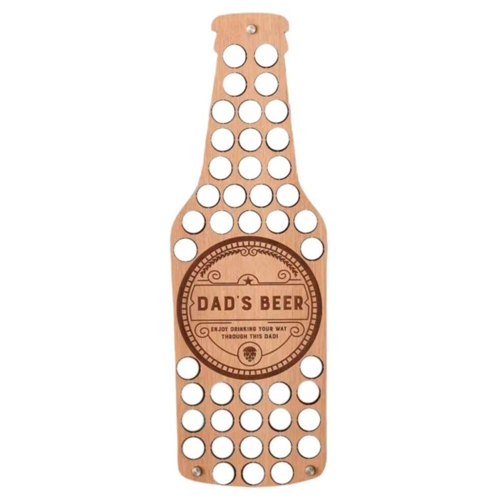 Hanging Craft Beer Cap Holder Wall-mounted Beer Bottle Cover Bracket for Wall Decoration