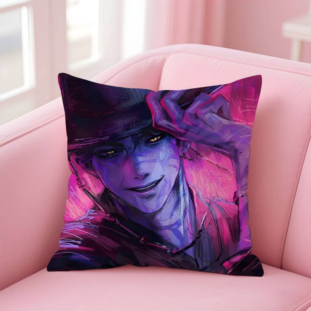 Saja Boys Kpops D-Demon H-Hunters Pillow Case Pattern Printed Pillowcase For Living Room Sofa Cushion Cover & Bedroom Decor