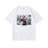 Japanese Anime 2D Dragon Ball Goku Printed Pure Cotton Round-neck Short-sleeved and Half-sleeved T-shirts for Men and Women