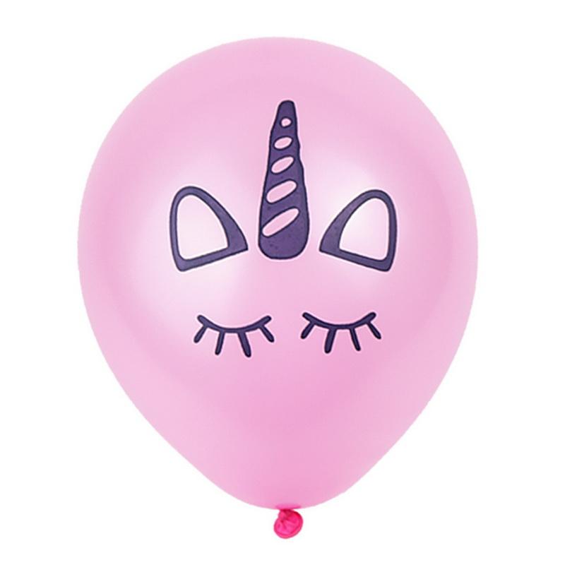100pcs/bag 12 Inch Unicorn Balloons Wedding Birthday Backdrop Latex Balloon Decoration