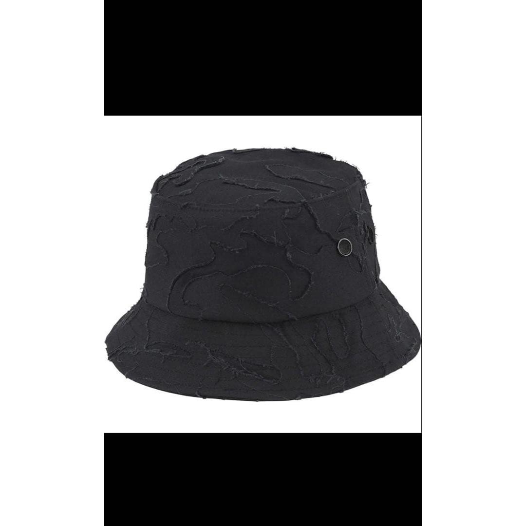 Used Supreme Layered Camo Crusher M/L BLACK Black