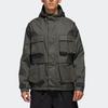 Adidas Multi-Pocket Sports Hooded Jacket Men Outerwear Dark-Earth-Brown GF4013
