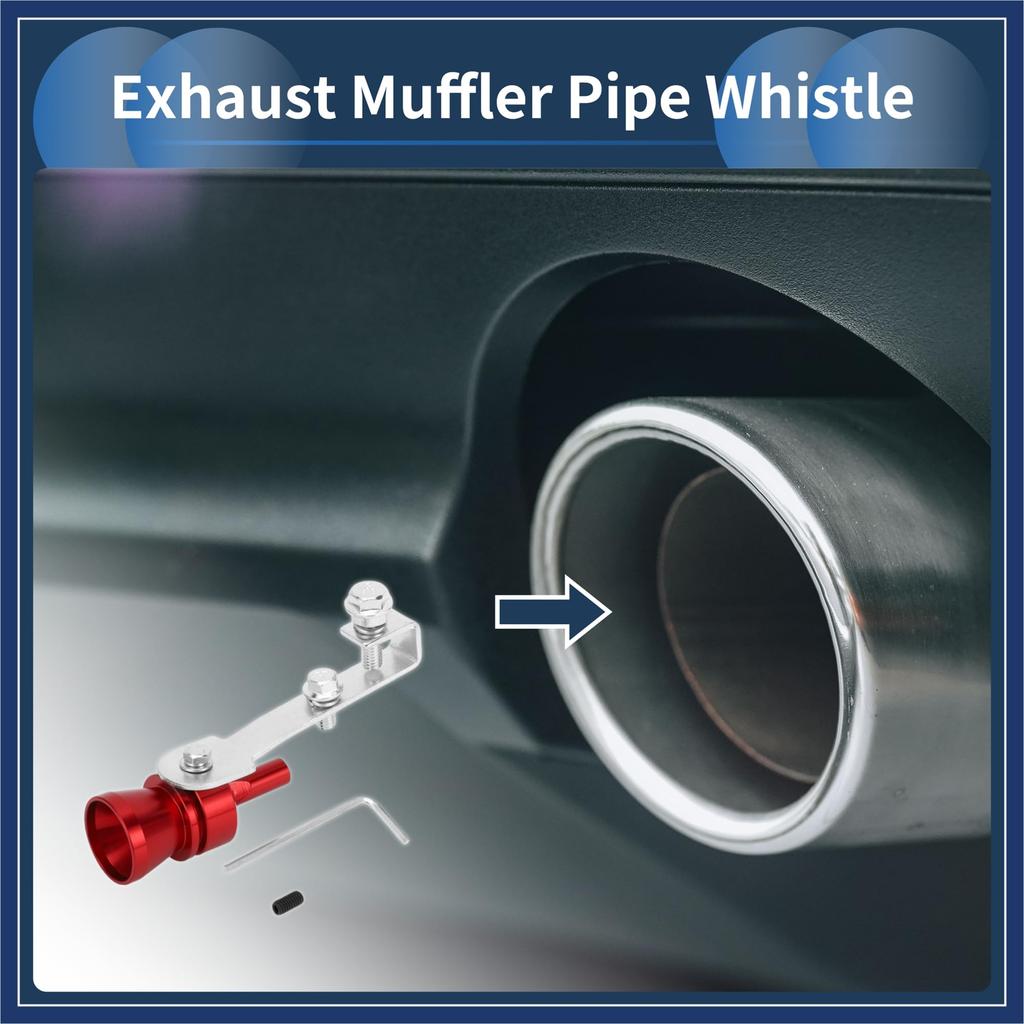 ARISELIFT Turbo Sound Muffler Whistle Sports Car Sound Reproduction Displacement