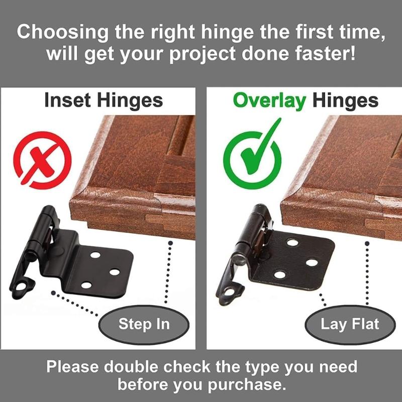 Combined Smooth Automatic Shut Cabinet Link Solid Metal Construction Concealed Mount Entry Link for Modern Entry Plates