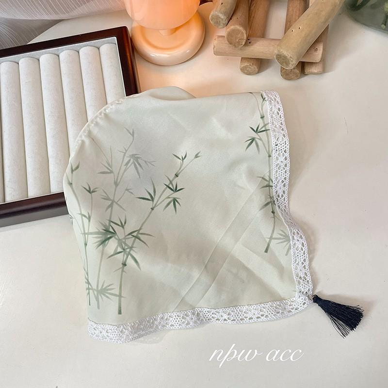 

Шарф-повязка на голову в стиле ретро, французский клетчатый милый и милый платок на голову One Size