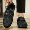 Mode Atmungsaktive Mokassins Business Schuhe Heißer Verkauf für Herren Atmungsaktive Freizeitschuhe Herren Echtleder Slipper Mode Sommer Flats