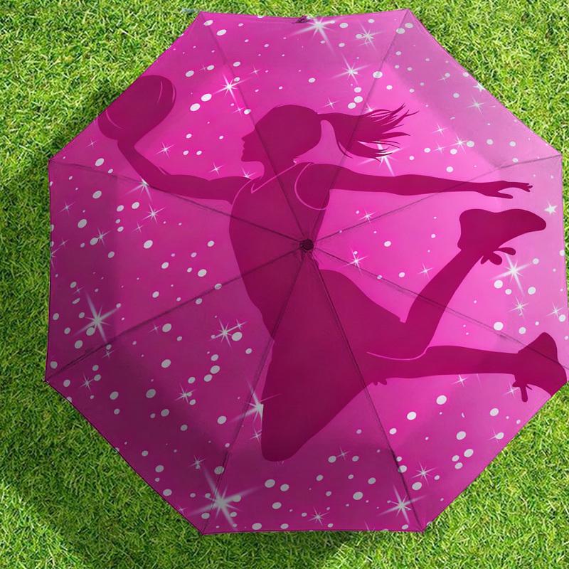 1pc Basketball Player Pattern Umbrella Design Automatic Opening and Closing Umbrella, High-quality Travel Umbrella,  C1128252